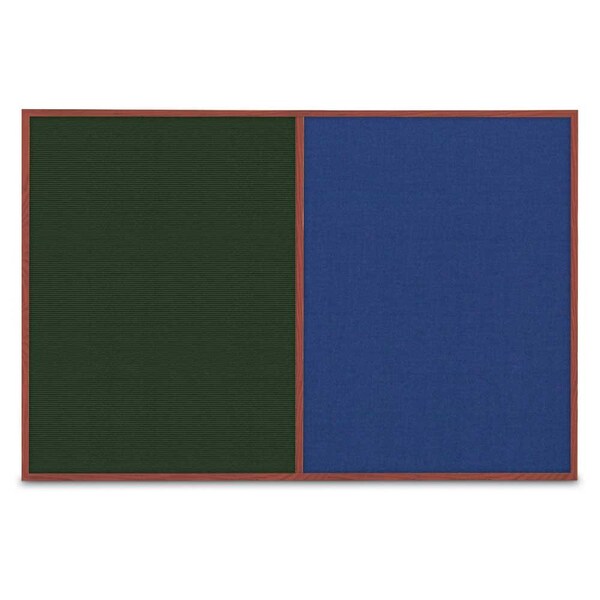 Slim Style Indoor Enclosed Corkboard, 42